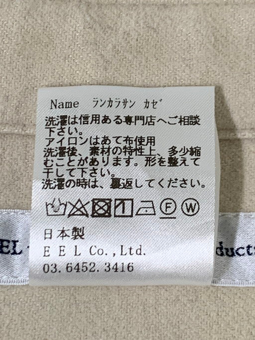 【中古品】【メンズ】  EEL PRODUCT RANKARASAN KAZE ROUNDCOLLARSHIRT  SE-21464 イール ランカラサン ラウンドカラーシャツ トップス 140-250225-yn-03-min サイズ：S カラー：アイボリー 万代Net店