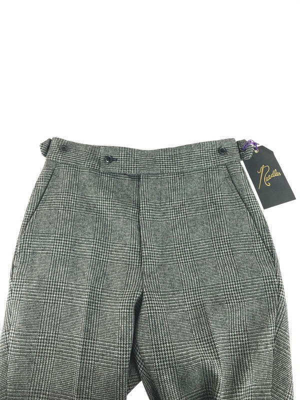 【中古品】【メンズ】 Needles ニードルス SIDE TAB TROUSER POLY GLEN PLAID NS143 サイド タブ トラウザーパンツ グレンチェック ボトムス 151-260111-na-01-tag サイズ：XS カラー：グレー系 万代Net店