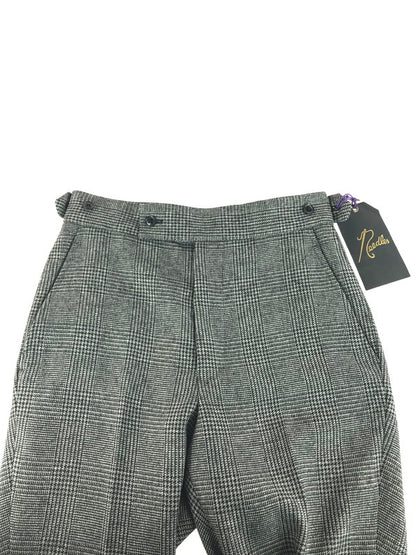 【中古品】【メンズ】 Needles ニードルス SIDE TAB TROUSER POLY GLEN PLAID NS143 サイド タブ トラウザーパンツ グレンチェック ボトムス 151-260111-na-01-tag サイズ：XS カラー：グレー系 万代Net店