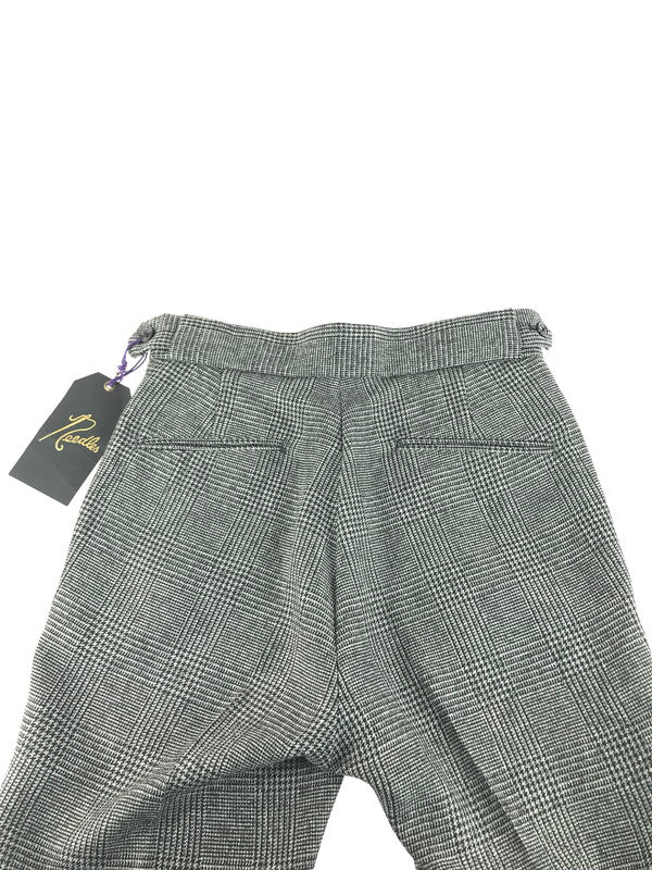 【中古品】【メンズ】 Needles ニードルス SIDE TAB TROUSER POLY GLEN PLAID NS143 サイド タブ トラウザーパンツ グレンチェック ボトムス 151-260111-na-01-tag サイズ：XS カラー：グレー系 万代Net店