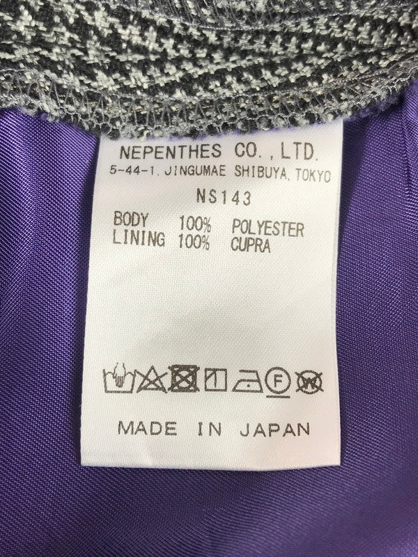 【中古品】【メンズ】 Needles ニードルス SIDE TAB TROUSER POLY GLEN PLAID NS143 サイド タブ トラウザーパンツ グレンチェック ボトムス 151-260111-na-01-tag サイズ：XS カラー：グレー系 万代Net店