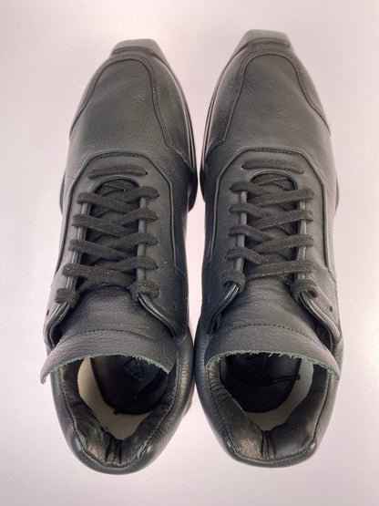 【中古品】【メンズ】 adidas アディダス ×RICK OWENS リックオウエンス CQ1842 LEVEL RUNNER LOW 2 靴 シューズ スニーカー 161-250211-AS-1-min サイズ：26cm カラー：ブラック 万代Net店