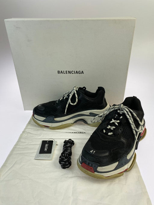 【中古品】【メンズ】 BALENCIAGA バレンシアガ 533882 TRIPLE S SNEAKER 靴 シューズ スニーカー 162-250211-AS-5-min サイズ：27cm カラー：ブラック系 万代Net店