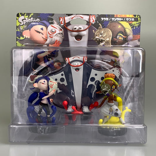 【中古品】 ニンテンドー amiibo すりみ連合セット[フウカ ウツホ マンタロー]（スプラトゥーンシリーズ） ゲーム周辺機器 任天堂 フィギュア 024-260306-em-02-min 万代Net店