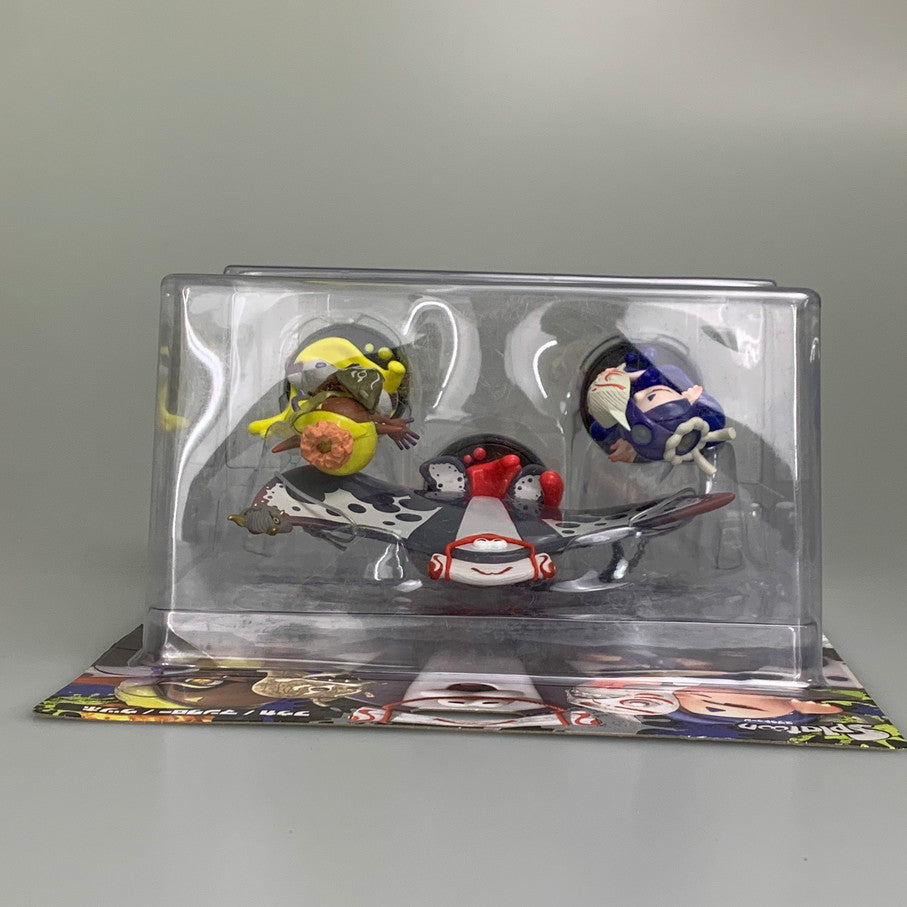 【中古品】 ニンテンドー amiibo すりみ連合セット[フウカ ウツホ マンタロー]（スプラトゥーンシリーズ） ゲーム周辺機器 任天堂 フィギュア 024-260306-em-02-min 万代Net店