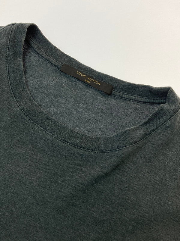 【中古品】【メンズ/レディース】 LOUIS VUITTON ルイ・ヴィトン LOGO L S TEE ロングスリーブティー 長袖Tシャツ ロンT  141-250205-em-02-min サイズ：XS カラー：グレー 万代Net店