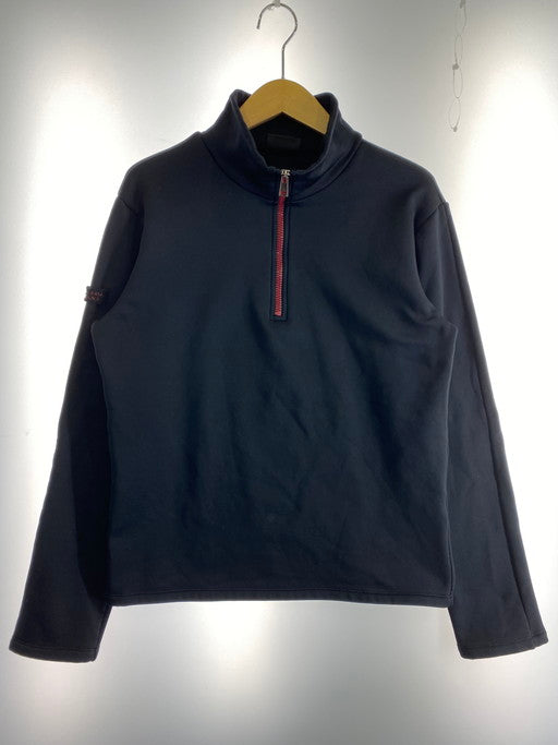 【中古品】【メンズ】  CAVALLERIA TOSCANA カバレリアトスカーナ HALFZIP WEAR ハーフジップ ウエア 長袖トップス 141-250221-me-03-min サイズ：XL カラー：ブラック 黒 万代Net店