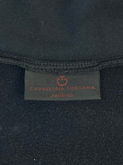 【中古品】【メンズ】  CAVALLERIA TOSCANA カバレリアトスカーナ HALFZIP WEAR ハーフジップ ウエア 長袖トップス 141-250221-me-03-min サイズ：XL カラー：ブラック 黒 万代Net店