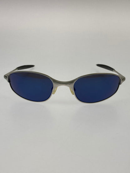 【中古品】【メンズ】 OAKLEY オークリー A WIRE THICK SUNGLASSES エー ワイヤー シック サングラス アイウェア 203-250213-jt-05-min カラー：シルバー 万代Net店