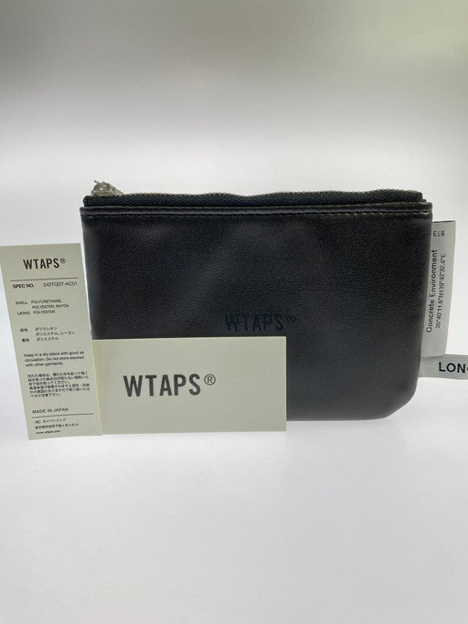 【中古美品】【メンズ/レディース】 WTAPS ダブルタップス CREAM POUCH SYNTHETIC 242TQDT-AC01 クリームポーチ 208-250214-yn-17-min カラー：ブラック 万代Net店