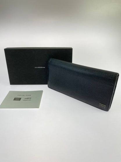 【中古品】【メンズ/レディース】 PORTER ポーター LONG WALLET ロングウォレット 長財布 201-250214-yn-16-min カラー：ブラック 万代Net店