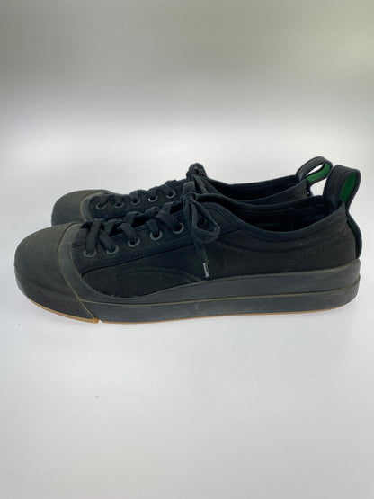 【中古品】【メンズ】 BOTTEGAVENETA ボッテガヴェネタ VULCAN SNEAKERS CANVAS BLACK キャンバススニーカー 靴 183-250214-yn-05-min サイズ：45 カラー：ブラック 万代Net店