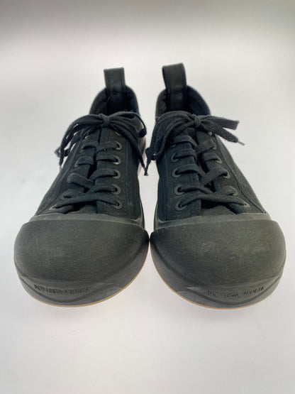 【中古品】【メンズ】 BOTTEGAVENETA ボッテガヴェネタ VULCAN SNEAKERS CANVAS BLACK キャンバススニーカー 靴 183-250214-yn-05-min サイズ：45 カラー：ブラック 万代Net店