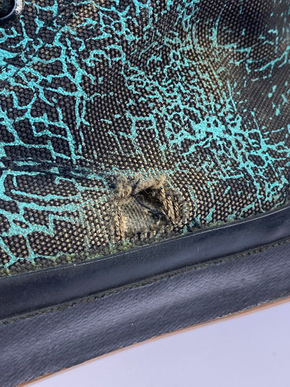 【現状渡し品】【メンズ】 SKATE RAGS スケートラグス 80-90S HI TOP SNEAKER 靴 シューズ スニーカー 162-250211-AS-19-min カラー：ブラック/グリーン系 万代Net店