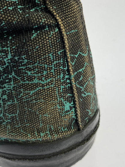 【現状渡し品】【メンズ】 SKATE RAGS スケートラグス 80-90S HI TOP SNEAKER 靴 シューズ スニーカー 162-250211-AS-19-min カラー：ブラック/グリーン系 万代Net店