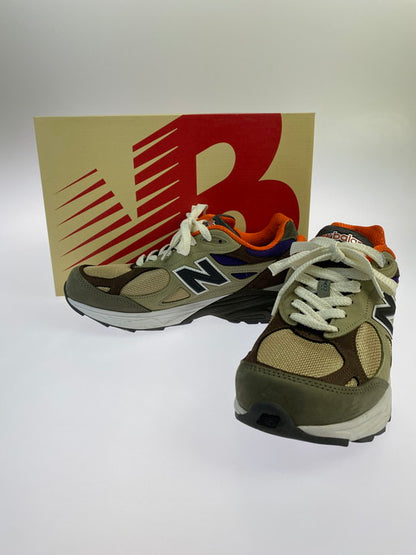 【中古品】【メンズ】 NEW BALANCE ニューバランス M990BT3 990V3 靴 シューズ  162-250212-ks-21-min サイズ：27.5cm カラー：KHAKI/ORANGE 万代Net店