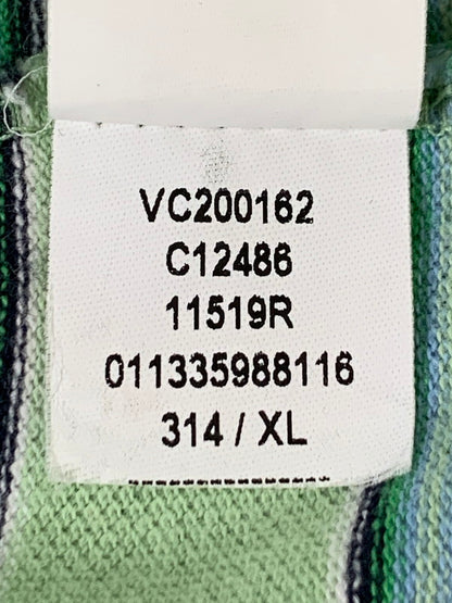 【中古品】【メンズ】 CHAPS チャップス BORDER SS POLO SHIRT ボーダーショートスリーブ ポロシャツ トップス 146-260409-SH-24-min サイズ：XL カラー：ライトグリーン 万代Net店