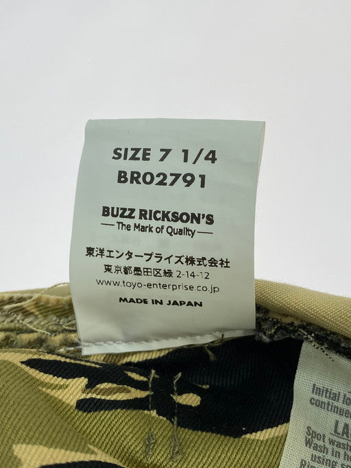 【中古品】【メンズ/レディース】 Buzz Rickson's バズリクソンズ GOLD TIGER CAMOUFLAGE BOONIE HAT BR02791 ゴールドタイガーカモフラージュ ブーニーハット 帽子 185-250214-yn-13-min サイズ：7 1/4 カラー：カモフラージュ 万代Net店