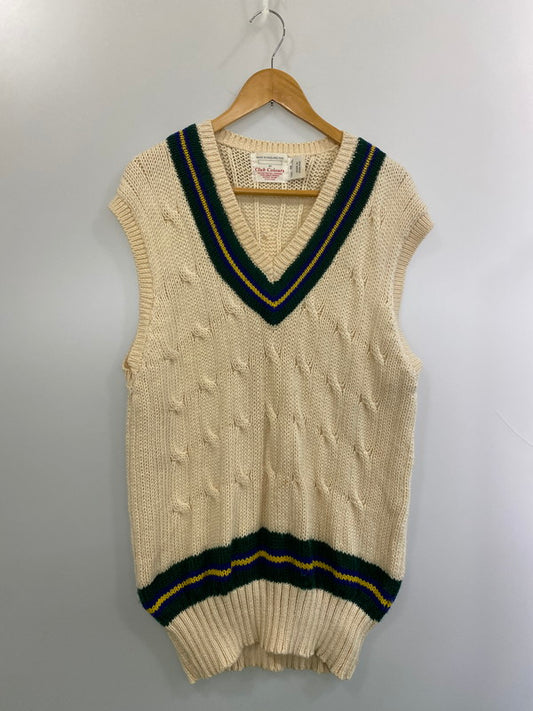 【中古品】【メンズ】 CLUB COLOURS クラブ カラーズ KNIT VEST ニットベスト 146-260408-zi-09-min サイズ：48 カラー：ベージュ 万代Net店
