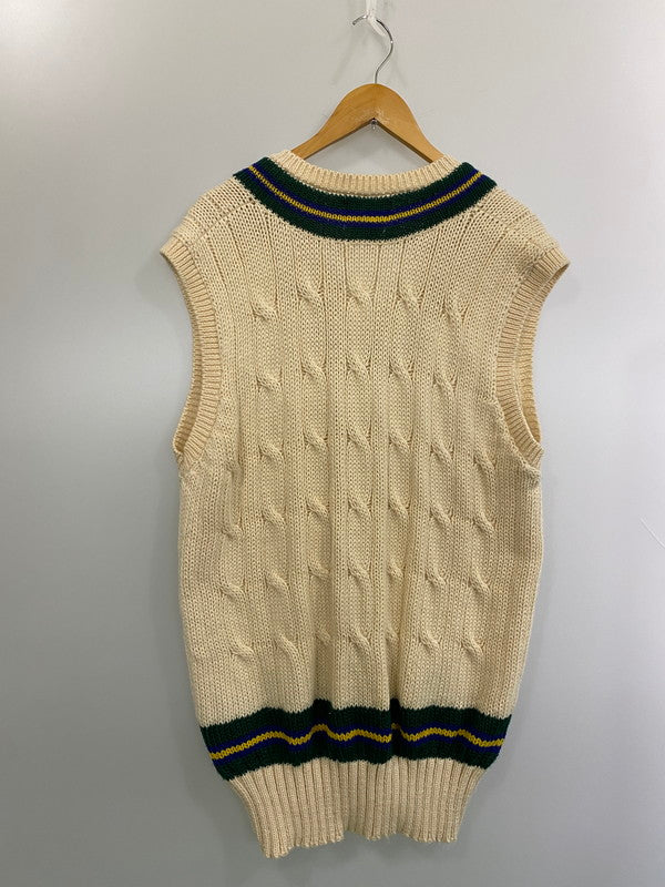【中古品】【メンズ】 CLUB COLOURS クラブ カラーズ KNIT VEST ニットベスト 146-260408-zi-09-min サイズ：48 カラー：ベージュ 万代Net店