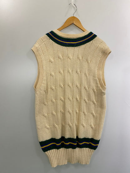 【中古品】【メンズ】 CLUB COLOURS クラブ カラーズ KNIT VEST ニットベスト 146-260408-zi-09-min サイズ：48 カラー：ベージュ 万代Net店