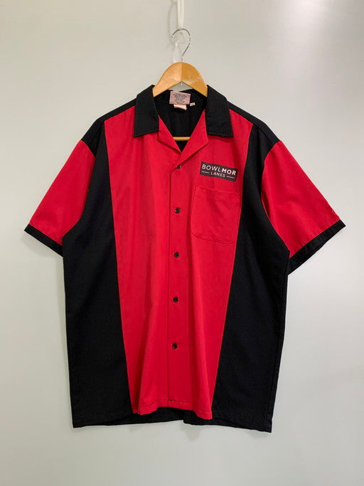 【中古品】【メンズ】  CRUISIN クルージン BOWLING SHIRT ボウリングシャツ 146-250209-ks-50-min サイズ：LG カラー：レッド/ブラック 万代Net店