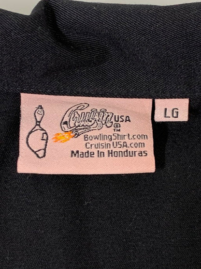 【中古品】【メンズ】 CRUISIN クルージン BOWLING SHIRT ボウリングシャツ 146-250209-ks-50-min サイズ：LG カラー：レッド/ブラック 万代Net店
