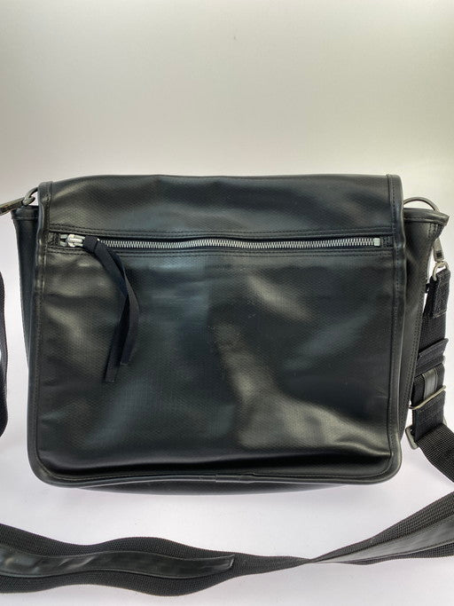 【中古品】【メンズ】 LUGGAGE LABEL ラゲッジレーベル 960-09283 NEW LINER SHOULDER BAG ニューライナーショルダーバッグ 188-250220-me-01-min カラー：ブラック 黒 万代Net店