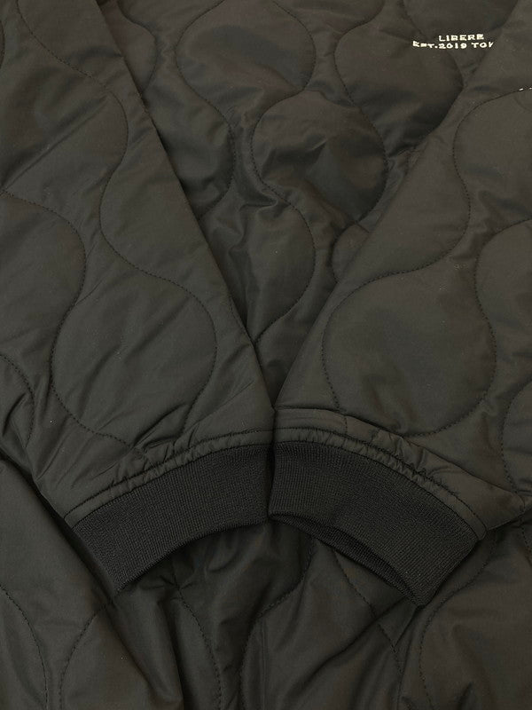 【中古品】【メンズ】  LIBERE QUILTING PULL OVER JACKET リベーレ キルティング プルオーバー ジャケット アウター 142-250212-yn-14-min サイズ：SMALL カラー：ブラック 万代Net店