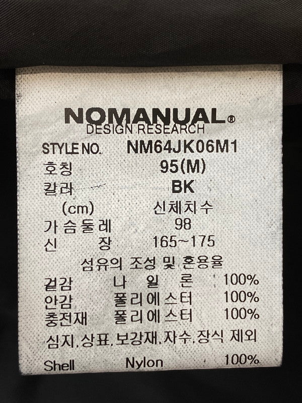 【中古品】【メンズ】  NOMANUAL ノーマニュアル NM64JK06M1 3M THINSULATE BOMBER JACKET シンサレートボンバージャケット 142-250209-ks-34-min サイズ：M カラー：グレー系 万代Net店