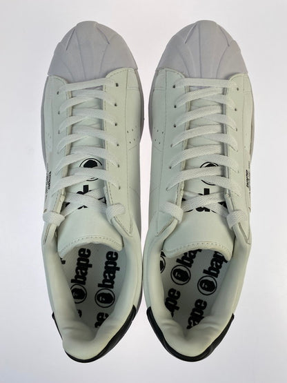 【中古美品】【メンズ】 A BATHING APE アベイシングエイプ BAPESTA SKULLSHOES"WHITE" 靴 シューズ スニーカー 162-250211-AS-9-min サイズ：27.5cm カラー：ホワイト 万代Net店