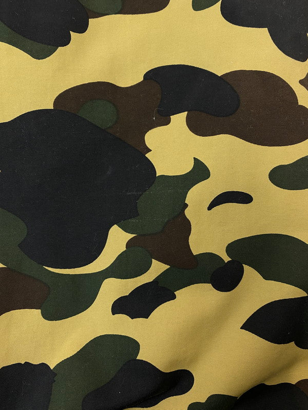 【中古品】【メンズ】 A BATHING APE アベイシングエイプ 001HJB701012X 1ST CAMO NYLON HOODIE カモナイロンフーディ 142-250209-ks-24-min サイズ：XL カラー：カモ柄 万代Net店