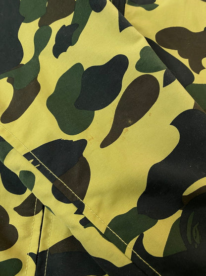 【中古品】【メンズ】 A BATHING APE アベイシングエイプ 001HJB701012X 1ST CAMO NYLON HOODIE カモナイロンフーディ 142-250209-ks-24-min サイズ：XL カラー：カモ柄 万代Net店