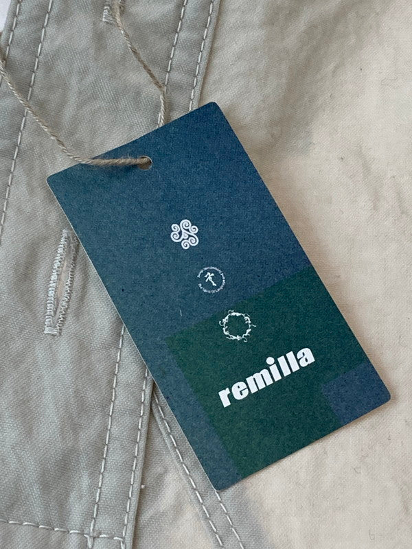 【中古美品】【メンズ】 remilla レミーラ R223403 22AW ナイロンオックス プルオーバーシャツジャケット 140-250209-ks-71-min サイズ：L カラー：アイボリー 万代Net店