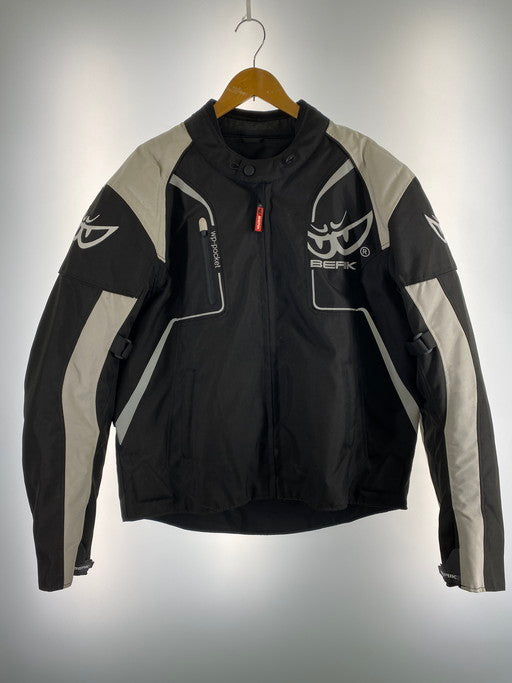 【中古品】【メンズ】  BERIK RACE BIKE JACKET べリックレース バイク ジャケット アウター レーシングジャケット 145-250218-jt-06-min サイズ：60 カラー：ブラック 万代Net店