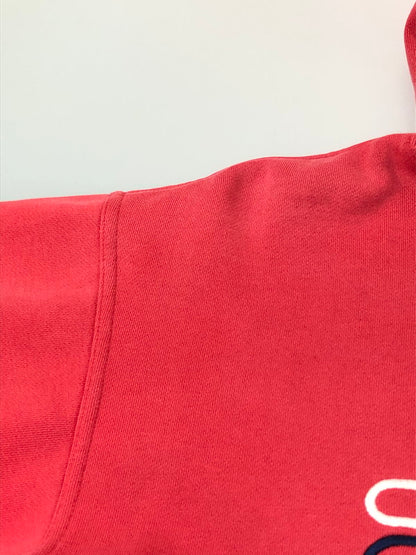 【現状渡し品】【メンズ】 FILA フィラ 90S LOGO HOODIE ロゴフーディ 146-260423-zi-10-min カラー：レッド系 万代Net店