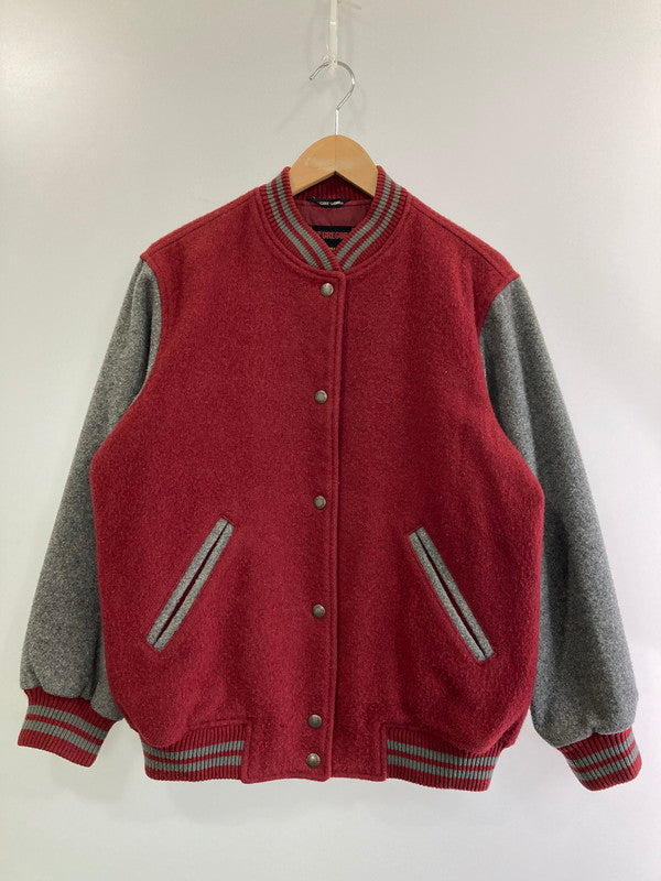 【中古品】【メンズ】 ウールスタジャン アウター 146-250209-ks-76-min サイズ：L カラー：グレー/レッド 万代Net店