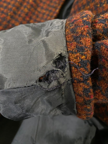 【現状渡し品】【レディース】 L.L.BEAN エルエルビーン 70S-80S USA製 千鳥格子 ロングコート 70年代 80年代 D614 ヴィンテージ アウター 169-260918-hu-30-min サイズ：S カラー：ブラウン/ブラック（千鳥格子） 万代Net店