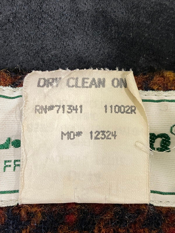 【現状渡し品】【レディース】 L.L.BEAN エルエルビーン 70S-80S USA製 千鳥格子 ロングコート 70年代 80年代 D614 ヴィンテージ アウター 169-260918-hu-30-min サイズ：S カラー：ブラウン/ブラック（千鳥格子） 万代Net店