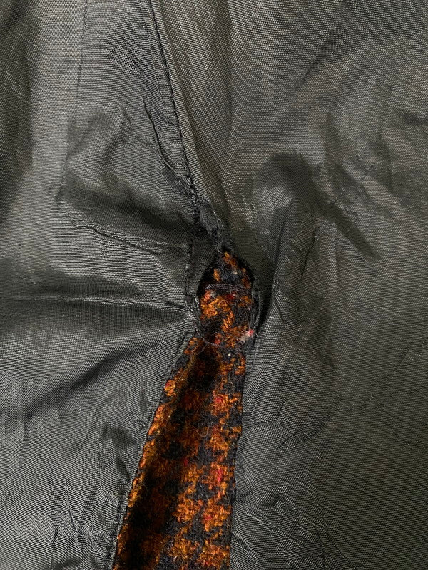 【現状渡し品】【レディース】 L.L.BEAN エルエルビーン 70S-80S USA製 千鳥格子 ロングコート 70年代 80年代 D614 ヴィンテージ アウター 169-260918-hu-30-min サイズ：S カラー：ブラウン/ブラック（千鳥格子） 万代Net店