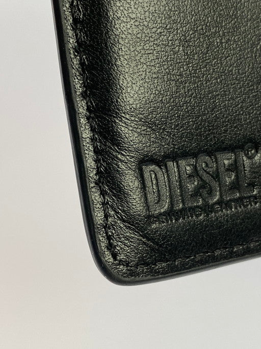 【中古品】【メンズ/レディース】 DIESEL ディーゼル コンパクトミニウォレット ミニ財布 200-250216-AS-29-min カラー：ブラック 万代Net店