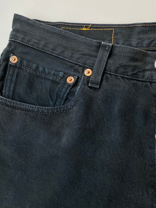 【中古品】【メンズ】 Levi's リーバイス 501 BLACK DENIM PANTS デニムパンツ 157-250223-ks-16-min サイズ：32×32 カラー：ブラック  万代Net店