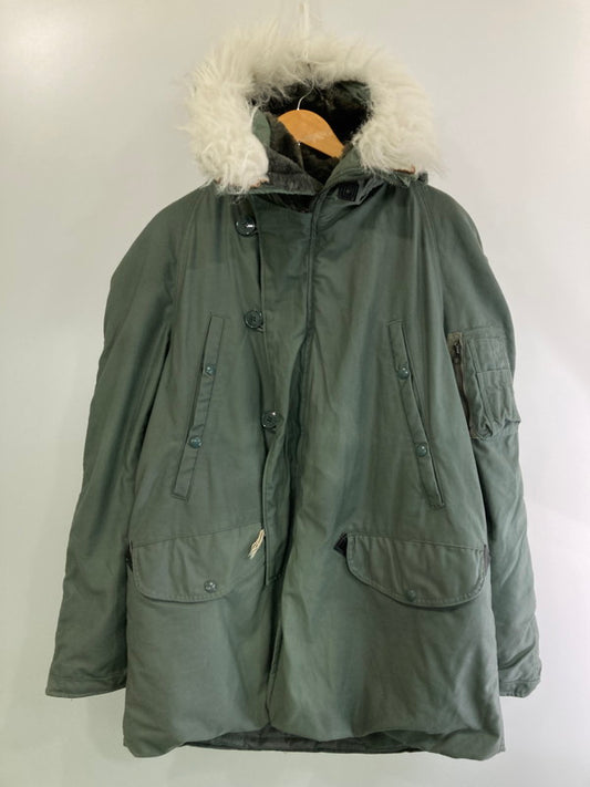 【現状渡し品】【メンズ】 US ARMY ユーエスアーミー 8415-00-376-1672 80S N-3B アウター 146-250209-ks-69-min サイズ：M カラー：カーキ 万代Net店