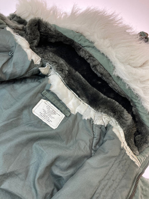 【現状渡し品】【メンズ】 US ARMY ユーエスアーミー 8415-00-376-1672 80S N-3B アウター 146-250209-ks-69-min サイズ：M カラー：カーキ 万代Net店