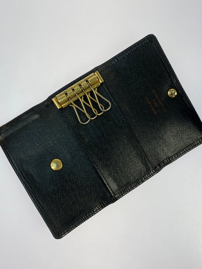 【中古品】【メンズ/レディース】 LOUIS VUITTON ルイ・ヴィトン M63822 ミュルティクレ4 キーケース 179-260713-KS-06-min カラー：ブラック 万代Net店