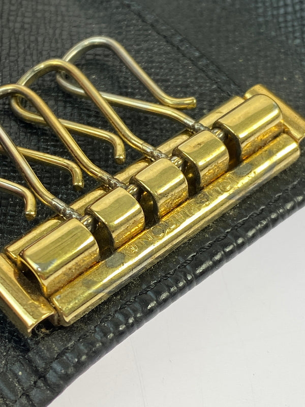 【中古品】【メンズ/レディース】 LOUIS VUITTON ルイ・ヴィトン M63822 ミュルティクレ4 キーケース 179-260713-KS-06-min カラー：ブラック 万代Net店