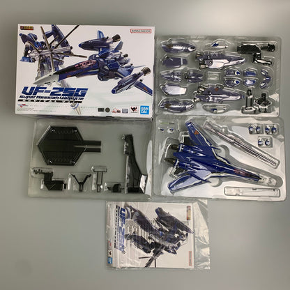 【中古品】 DX超合金 マクロスF VF-25G スーパーメサイアバルキリー ミハエル・ブラン機 リバイバルVer. BANDAI フィギュア ロボット 057-260203-em-05-min 万代Net店