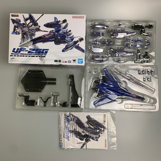 【中古品】 DX超合金 マクロスF VF-25G スーパーメサイアバルキリー ミハエル・ブラン機 リバイバルVer. BANDAI フィギュア ロボット 057-260203-em-05-min 万代Net店