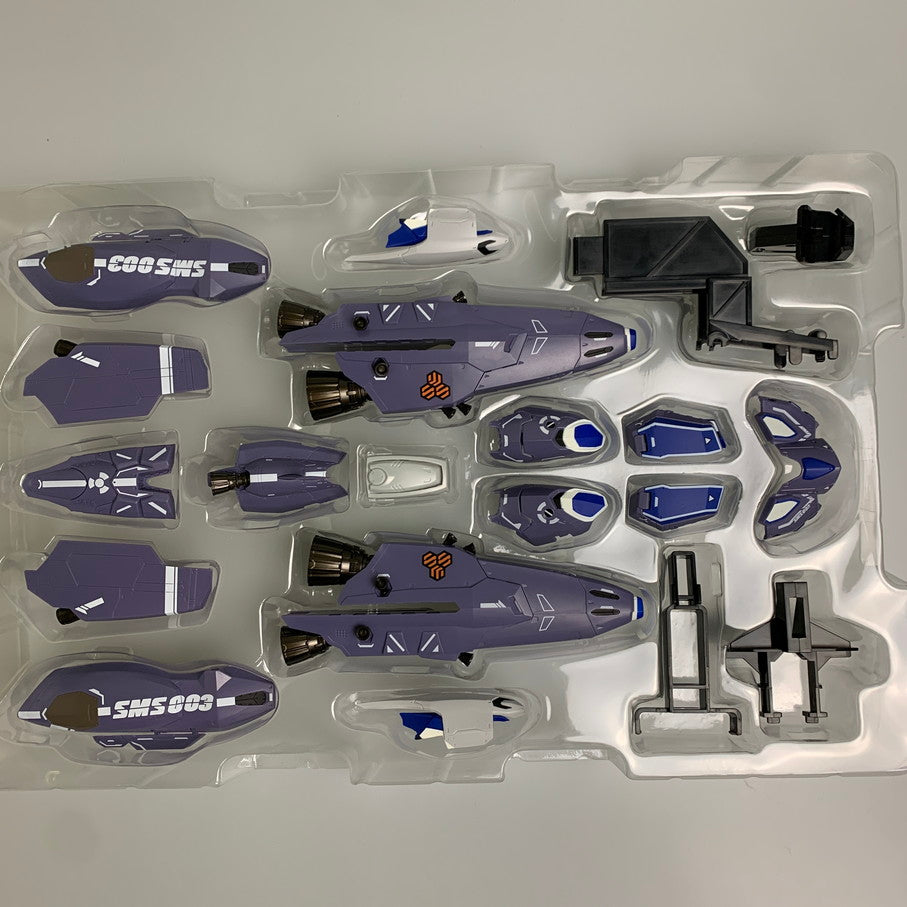 【中古品】 DX超合金 マクロスF VF-25G スーパーメサイアバルキリー ミハエル・ブラン機 リバイバルVer. BANDAI フィギュア ロボット 057-260203-em-05-min 万代Net店