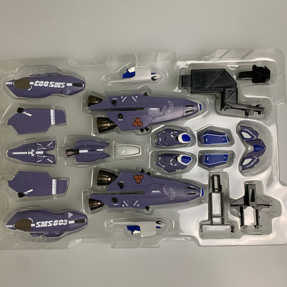 【中古品】 DX超合金 マクロスF VF-25G スーパーメサイアバルキリー ミハエル・ブラン機 リバイバルVer. BANDAI フィギュア ロボット 057-260203-em-05-min 万代Net店